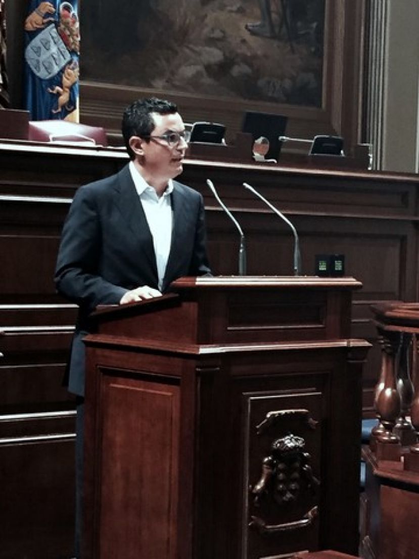 “Estaré vigilante para que no se produzca retraso en la carretera de La Aldea”