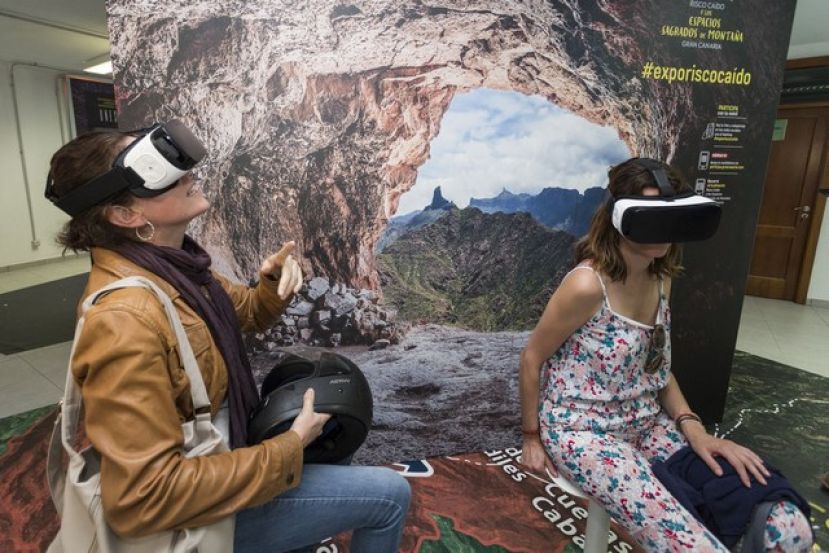 Actividades en la Exposici&oacute;n de Risco Ca&iacute;do y los Espacios Sagrados de Monta&ntilde;a