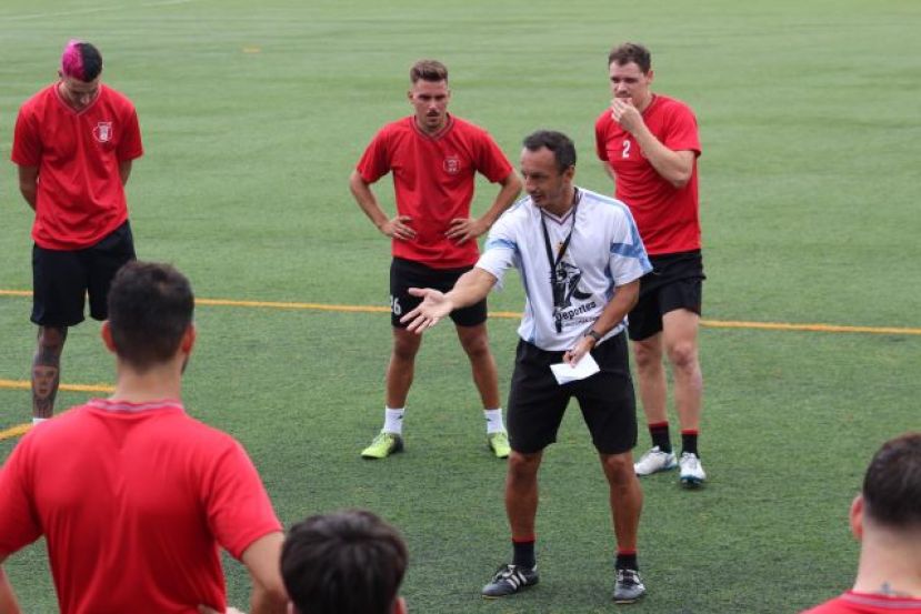 Fútbol 3ª División: Declaraciones del técnico del Unión Viera, Ángel Luis Camacho