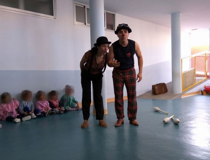 G&aacute;ldar: Los peque&ntilde;os de la Guarder&iacute;a Municipal disfrutaron del &ldquo;Estr&oacute;nchate&rdquo;