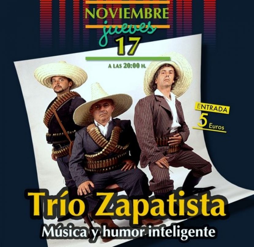 Guía: Este jueves &quot;Grabando en Vivo&quot; con el Trio Zapatista a las 20.00 horas
