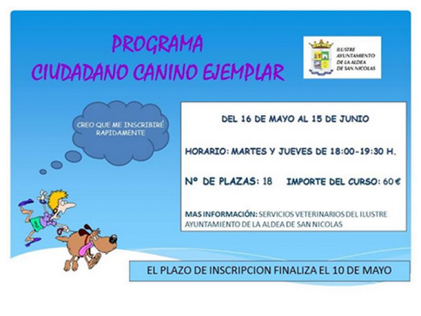 La Aldea: Programa ciudadano canino ejemplar