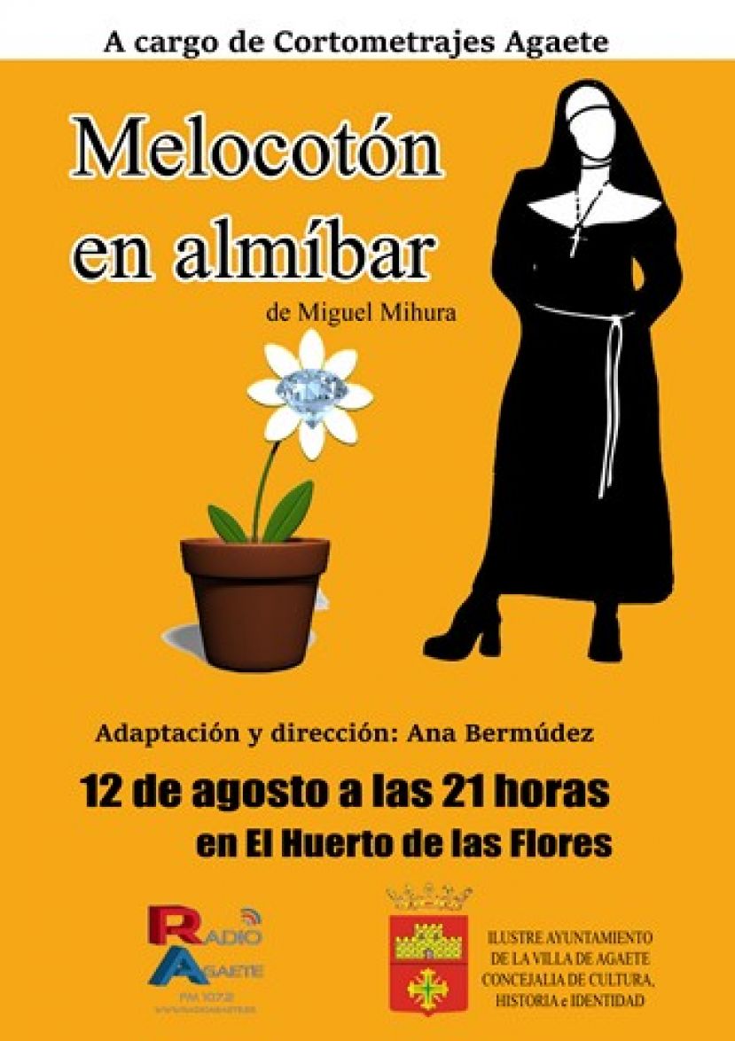 La obra teatral “Melocotón en almíbar”, este viernes en el Huerto de Las Flores
