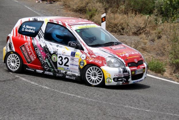 Acor&aacute;n y Omar contentos con el resultado del Rallye de Teror