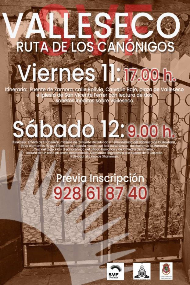 Valleseco ha ideado para este fin de semana un programa de rutas can&oacute;nigas