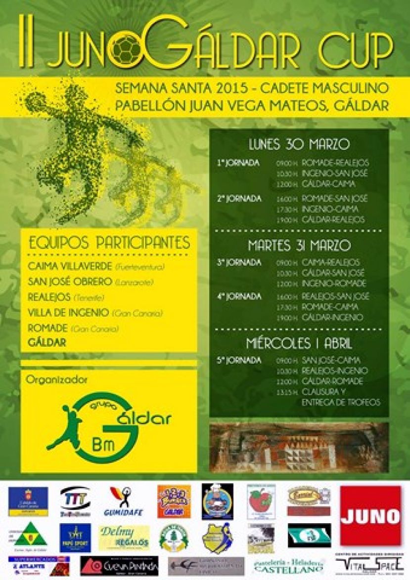 Gáldar: Torneo Regional de Balonmano, categoría cadete masculino