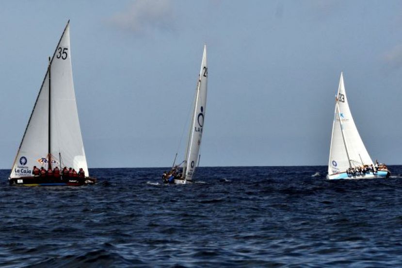 Vela latina Canaria: Tres botes se juega el t&iacute;tulo del Torneo Eliminatorio