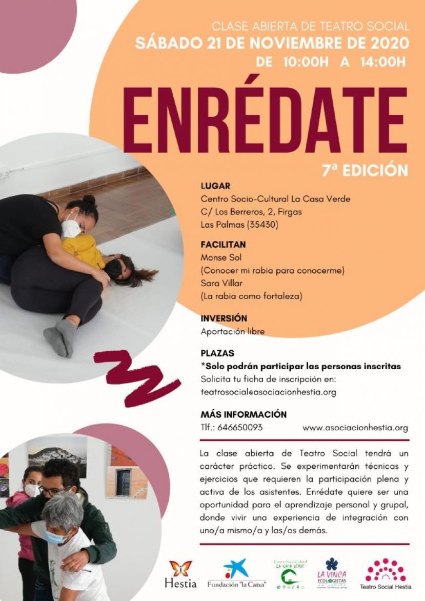 La Casa Verde de Firgas acoge una nueva clase abierta de Teatro Social