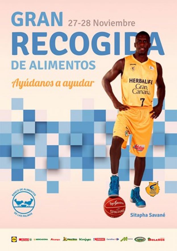 Sitapha Savan&eacute; ser&aacute; imagen de la Campa&ntilde;a Gran Recogida de Alimentos