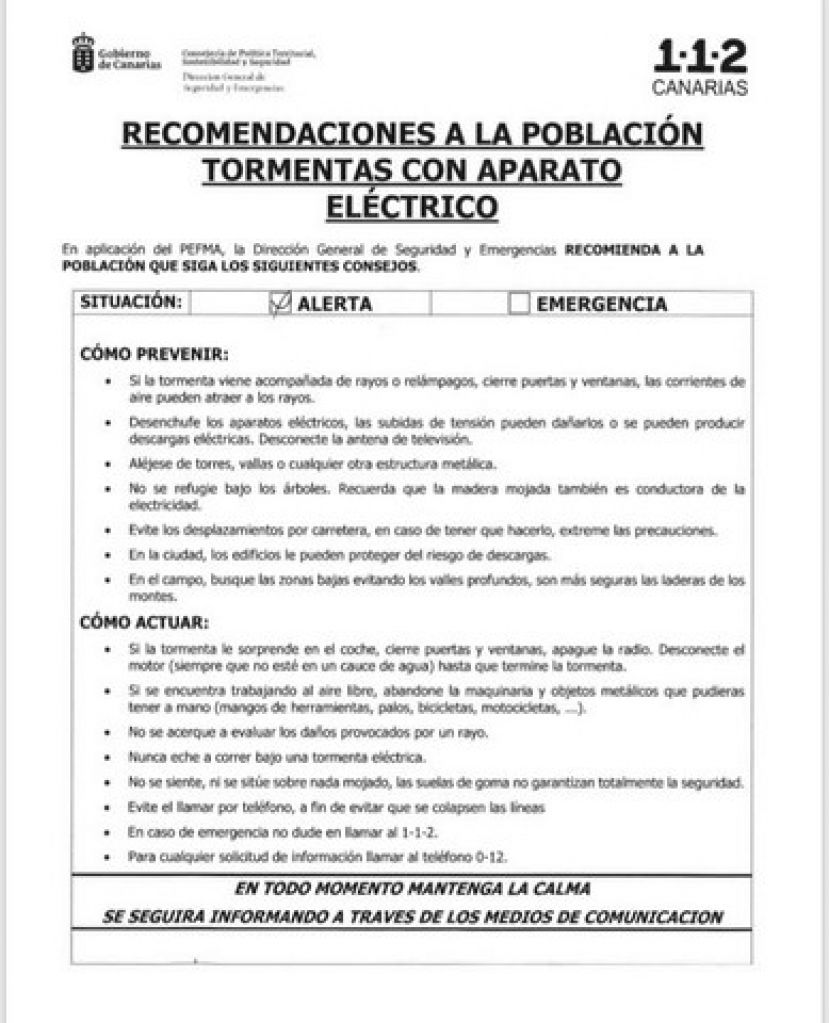 Gu&iacute;a: Esta tarde se suspenden todas las actividades previstas por la alerta