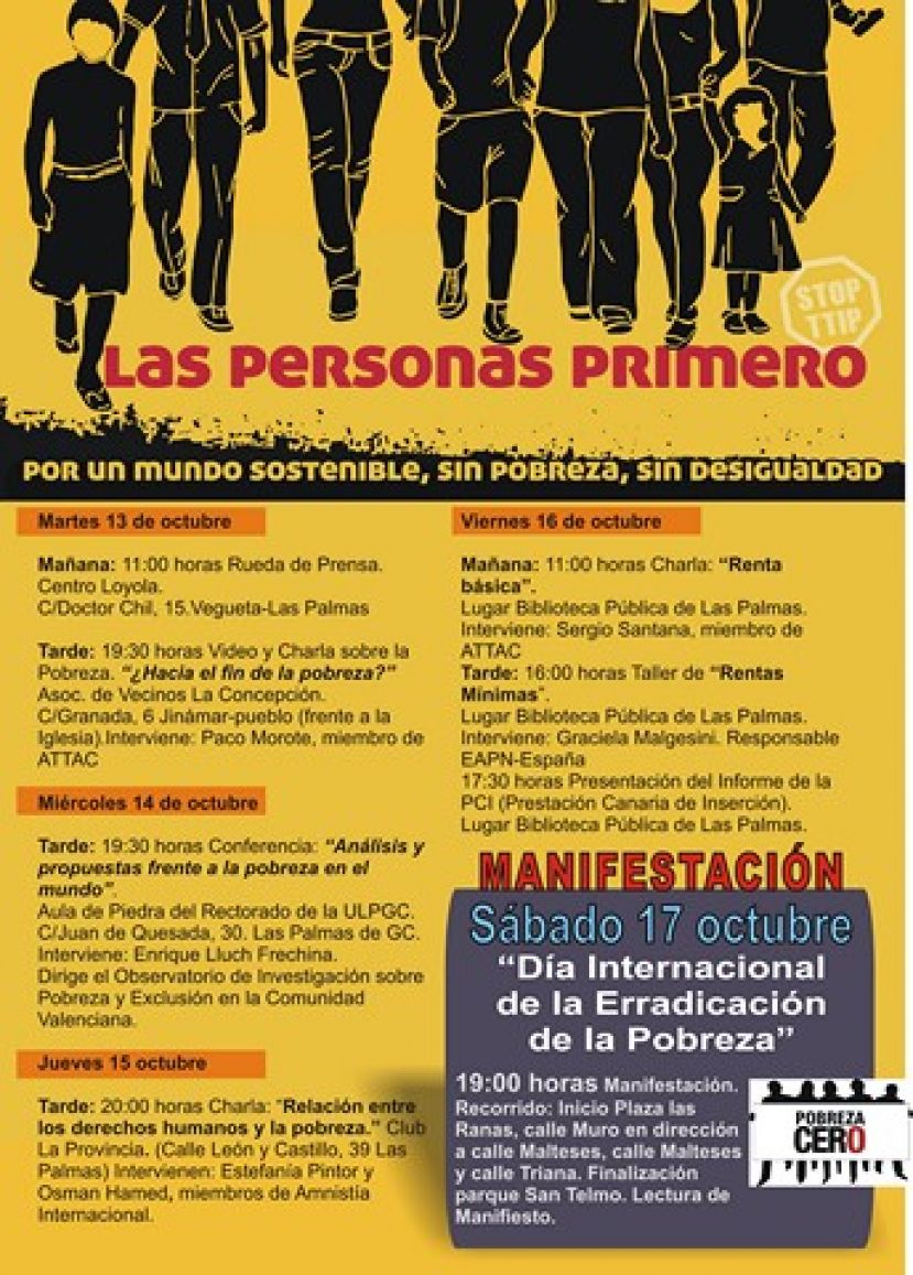 Semana de lucha contra la pobreza 2015, del 11 al 18 de octubre