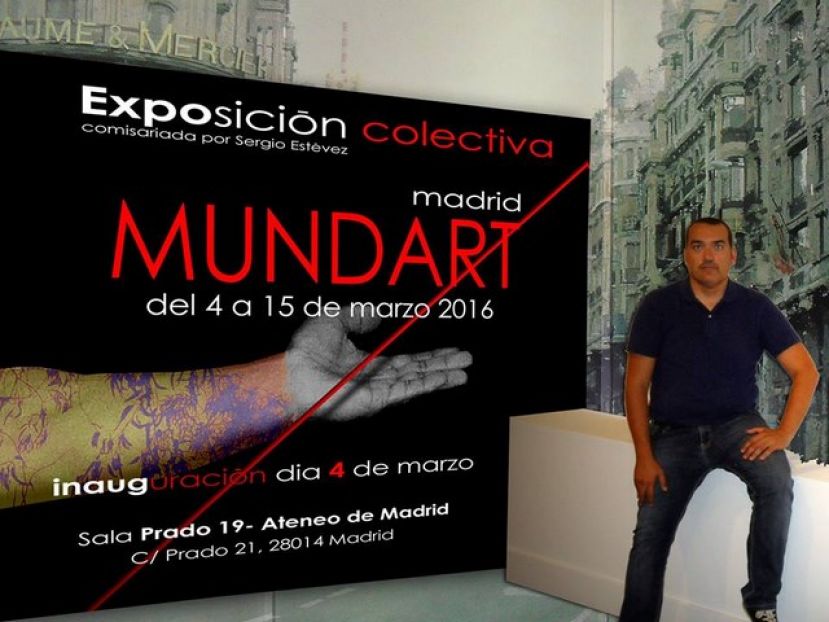 Visita guiada de Sergio Estévez a su exposición titulada ‘L’ Unique’