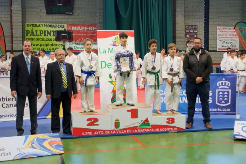 Gran participación en el Campeonato de Canarias de Judo Infantil y Cadete