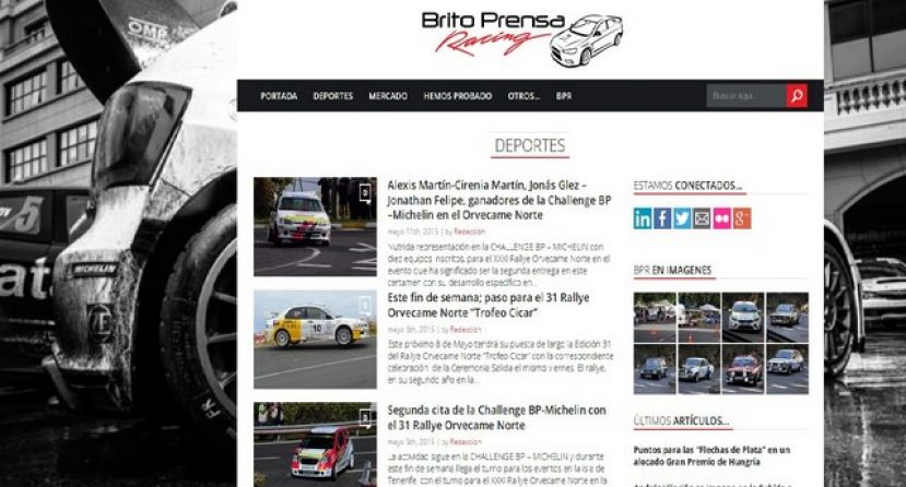 Motor: Brito Prensa Racing ofrece mayor facilidad de lectura a sus visitas