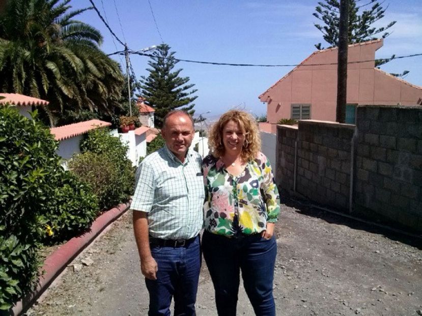 Teror: Obras de mejora del Camino Real del Pino en San Jos&eacute; del &Aacute;lamo