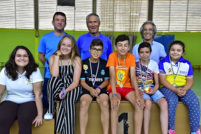 La Aldea: Simult&aacute;nea de Ajedrez como cierre del curso escolar