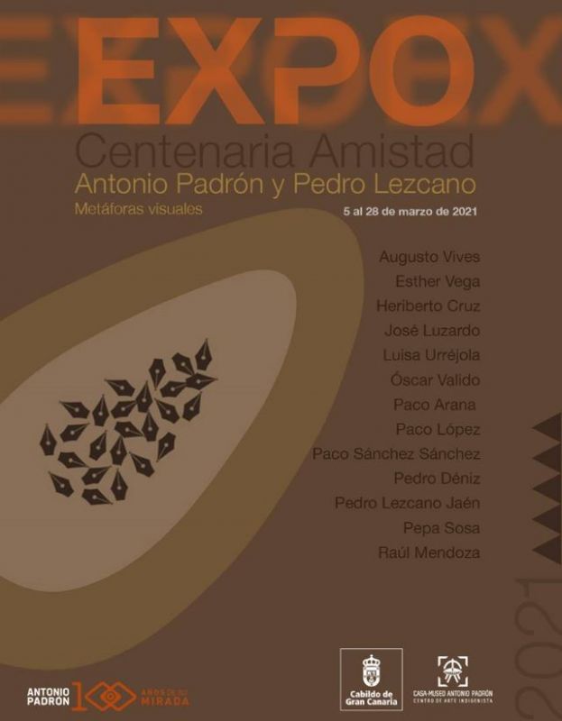 TRECE ARTISTAS EXPONEN SUS OBRAS A PARTIR DE LA FUSIÓN DE CUADROS DE ANTONIO PADRÓN Y TEXTOS DE PEDRO LEZCANO