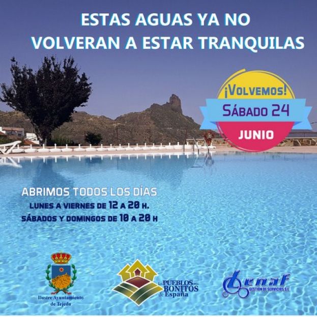 Tejeda: Apertura de la Piscina Municipal