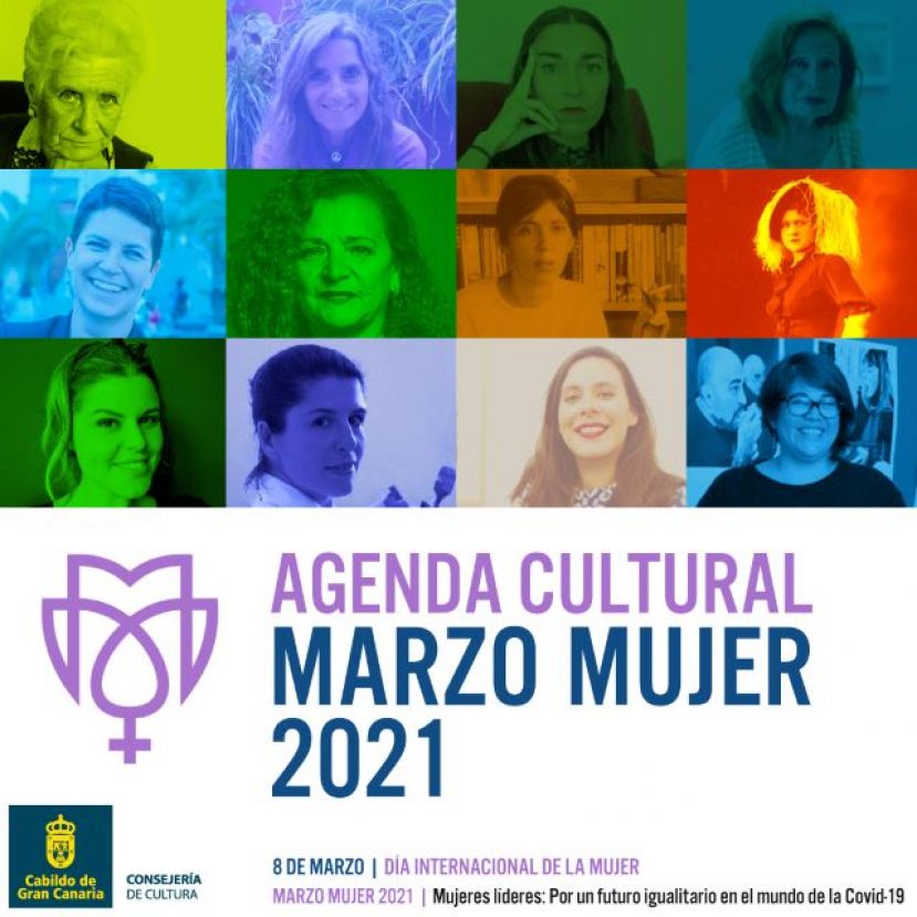 Agenda Cultural Marzo Mujer 2021 del Cabildo de Gran Canaria