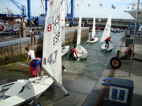 Aplazadas hoy las pruebas del Campeonato de Espa&ntilde;a Clase Internacional L&aacute;ser 4.7