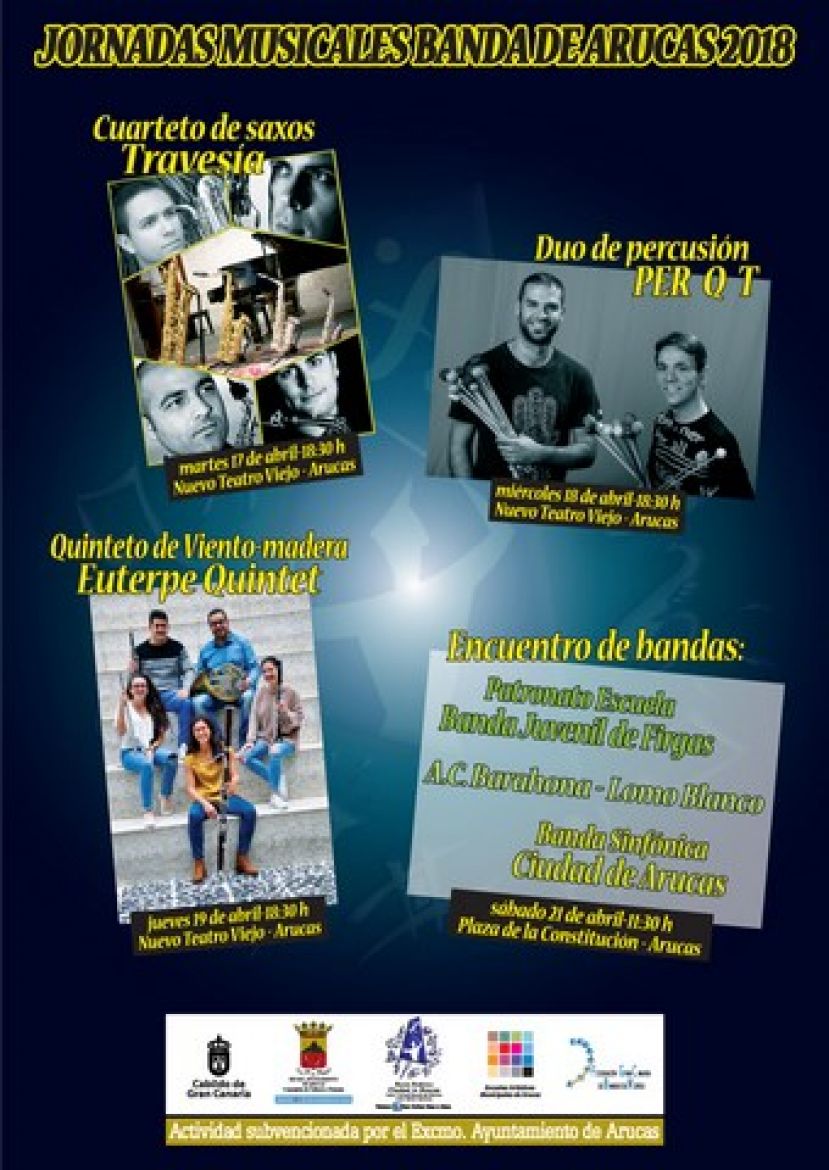 Jornadas musicales Banda de Arucas 2018