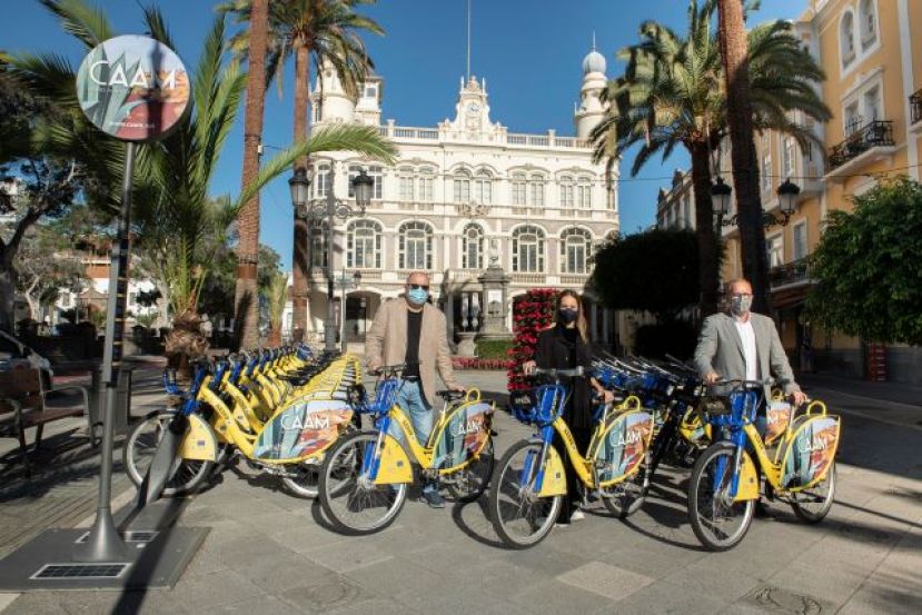EL CAAM APUESTA POR LA BICICLETA P&Uacute;BLICA DE USO COMPARTIDO COMO SOPORTE DE PROMOCI&Oacute;N DEL ARTE Y LA CULTURA SOSTENIBLE