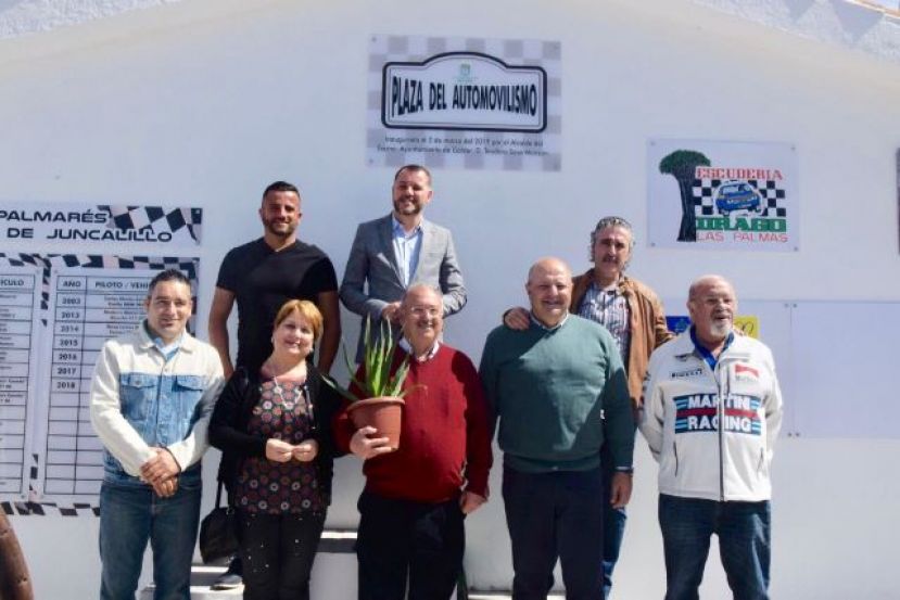 Gáldar: El espíritu de la Subida a Juncalillo en la inaugurada Plaza del Automovilismo