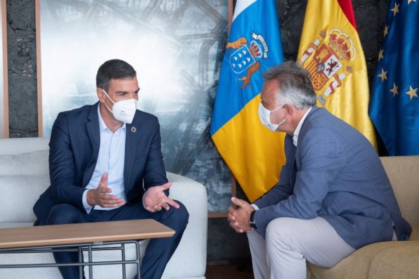 Torres y Sánchez se reúnen en Lanzarote para analizar cuestiones de Canarias