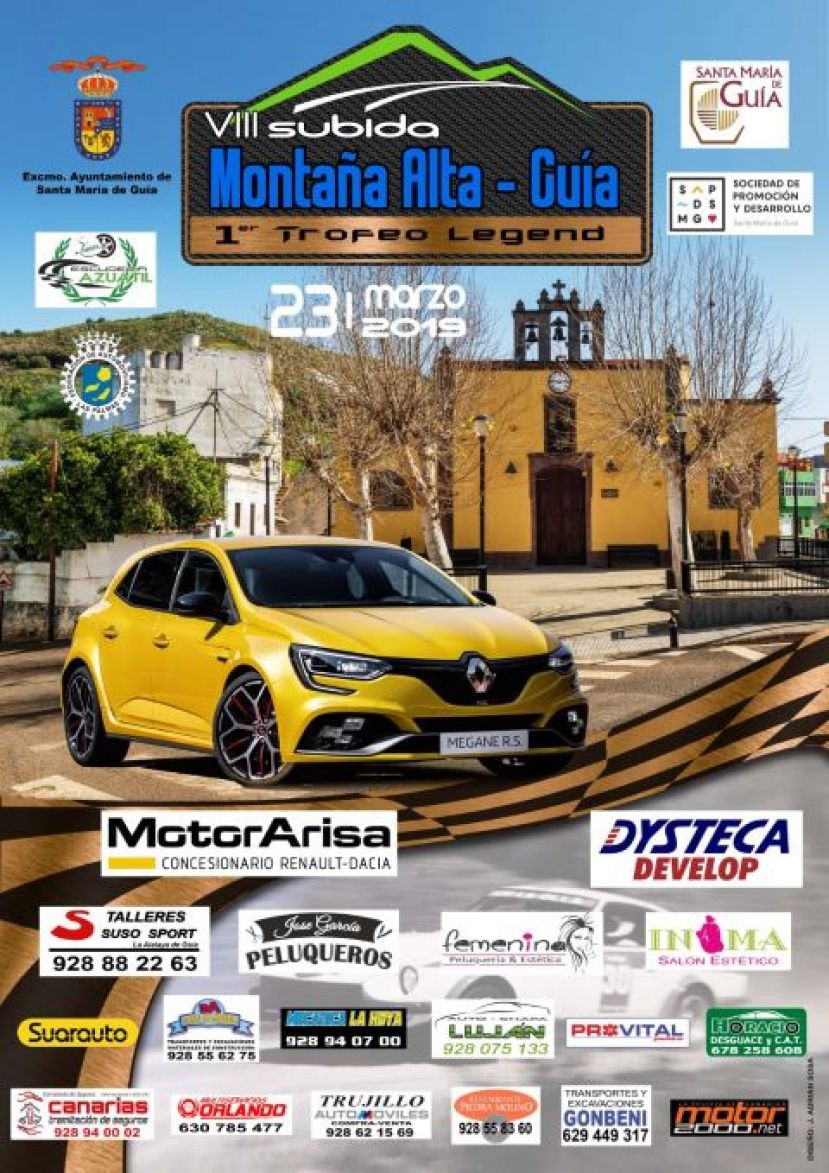 Guía: Presentación de la VIII Subida Montaña Alta-Guía, ‘I Trofeo Legend’
