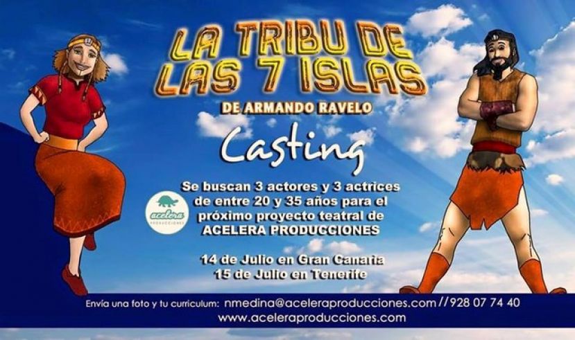 Casting de actores para escoger a los protagonistas de ‘La tribu de las 7 Islas’