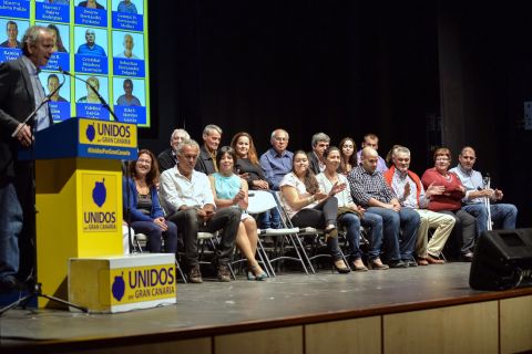 Unidos por Gran Canaria present&oacute; a Aladino Su&aacute;rez al Ayuntamiento de G&aacute;ldar
