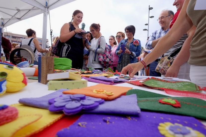 Ambiente festivo en la culminación de los actos por el Día de la Salud Mental