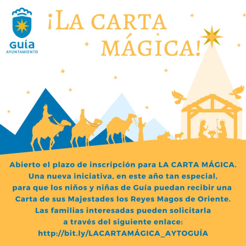 Guía: Inscripción para ‘La Carta Mágica’ de sus Majestades los Reyes Magos de Oriente