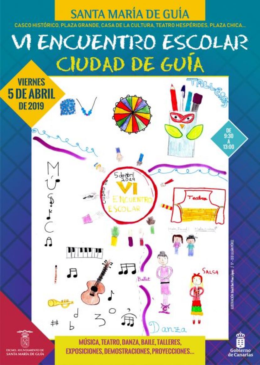 Gu&iacute;a celebra este viernes el VI Encuentro Escolar de los centros educativos
