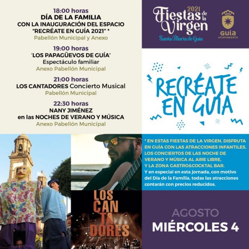 Guía: Llega el gran Día de la Familia a las fiestas patronales de La Virgen 2021
