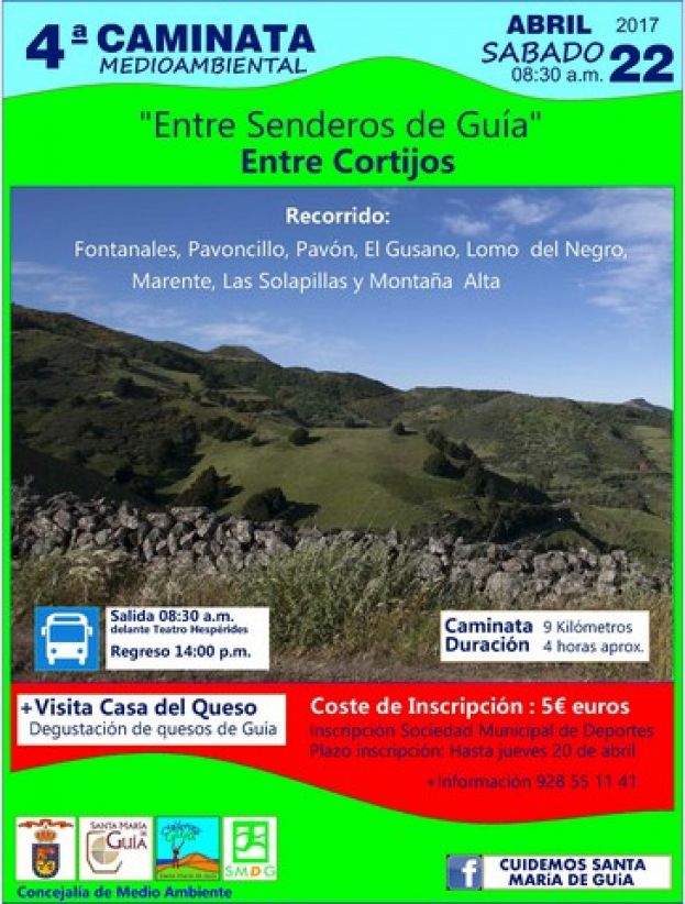 Gu&iacute;a: &Uacute;ltimas plazas para la caminata que se celebra ma&ntilde;ana s&aacute;bado