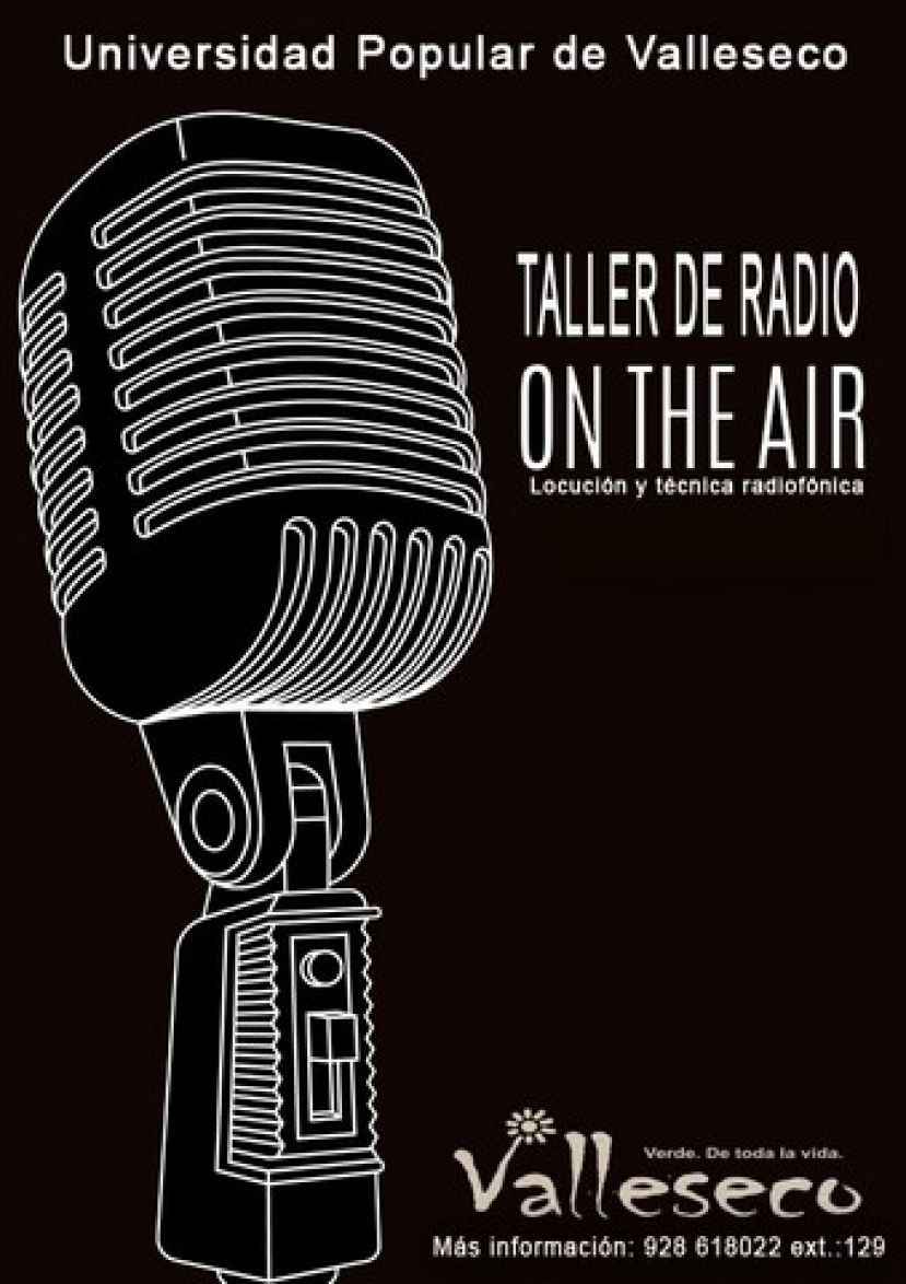 Valleseco lanza un taller de radio para formar a futuros profesionales