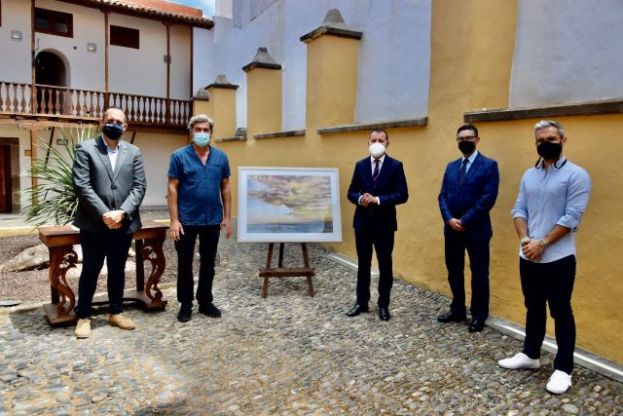 G&aacute;ldar: Gabriel Ortu&ntilde;o dona su obra &ldquo;Sardina de G&aacute;ldar&rdquo;