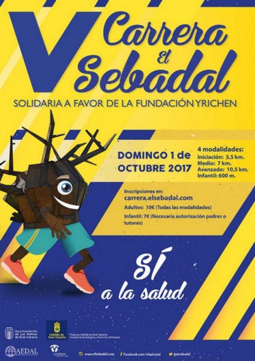 Respaldo a la Carrera El Sebadal para recaudar fondos contra la dependencia