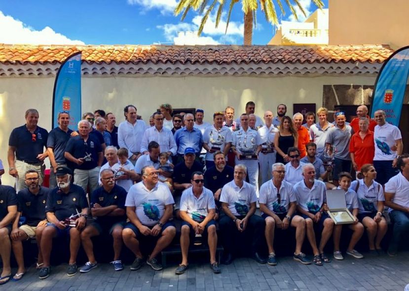 Clausura de la Regata Oce&aacute;nica Huelva-La Gomera y entrega de trofeos