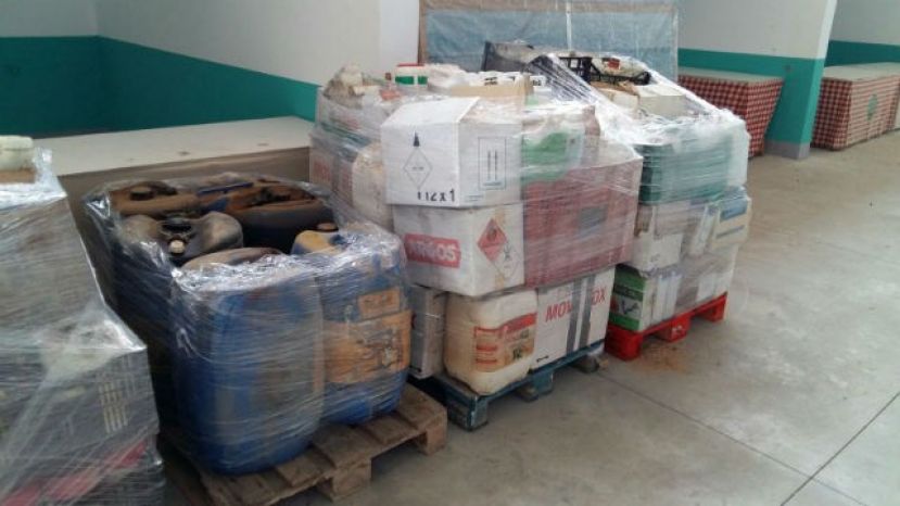 Recogida de casi 5.000 kilos de venenos y productos fitosanitarios prohibidos