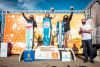 Francisco Castellano hace entrega de los premios a los ganadores del I Campeonato de Europa de KiteFoil de Gran Canaria