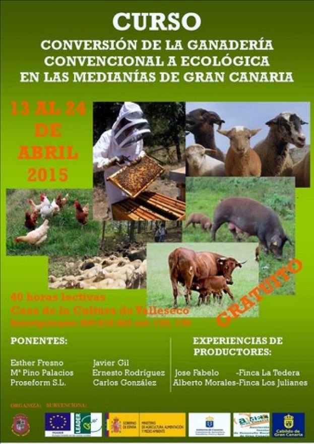 Valleseco: Curso de conversión de la ganadería convencional a ecológica