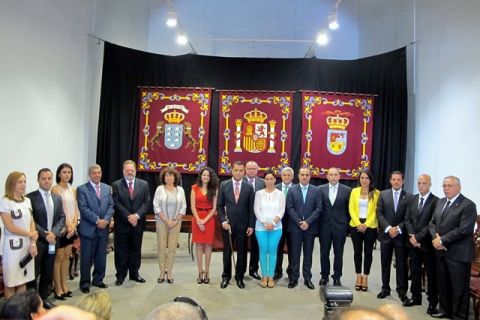 Pedro Rodr&iacute;guez P&eacute;rez fue proclamado hoy Alcalde de Gu&iacute;a (Audio del Acto)