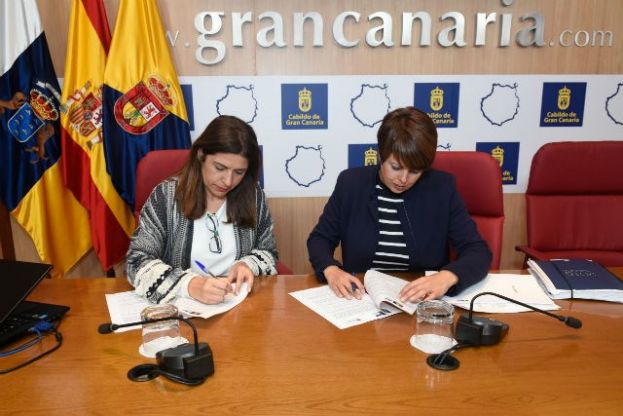 El Cabildo firma con Telde el convenio para destinar 853.000 euros a cofinanciar la rehabilitaci&oacute;n de 284 viviendas de Jin&aacute;mar