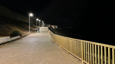 G&aacute;ldar: El Paseo de La Guancha estrena nuevo alumbrado p&uacute;blico