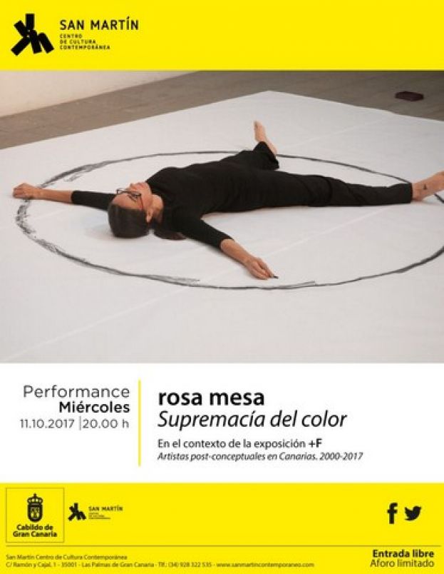 Rosa Mesa presenta la tercera performance de la exposici&oacute;n de artistas canarias