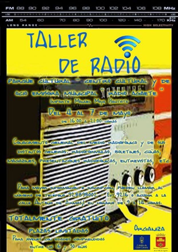 Agaete: Cambio de fecha del Taller de Radio