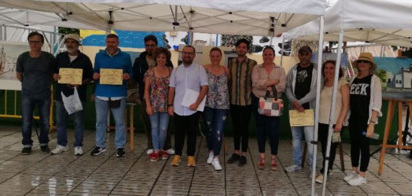 Arucas: Santidad celebr&oacute; el III Certamen de pintura &acute;pueblos y barrios con historia&acute;