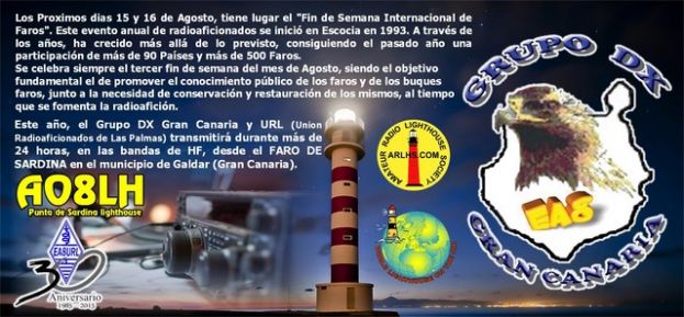 El Faro de Sardina de Gáldar conectará con faros de todo el planeta